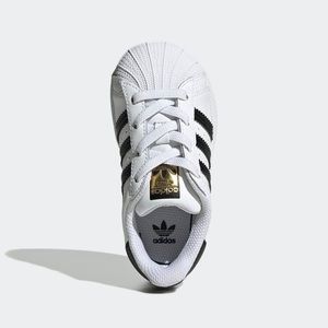 Baby/Toddler Adidas Superstars - Cloud White / Core Black US Size 5